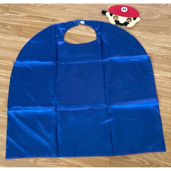 Mario & Luigi Kids Costume Set Capes & Masks For Dress-Up & Party Play Set of 6 - Picture 10 of 12